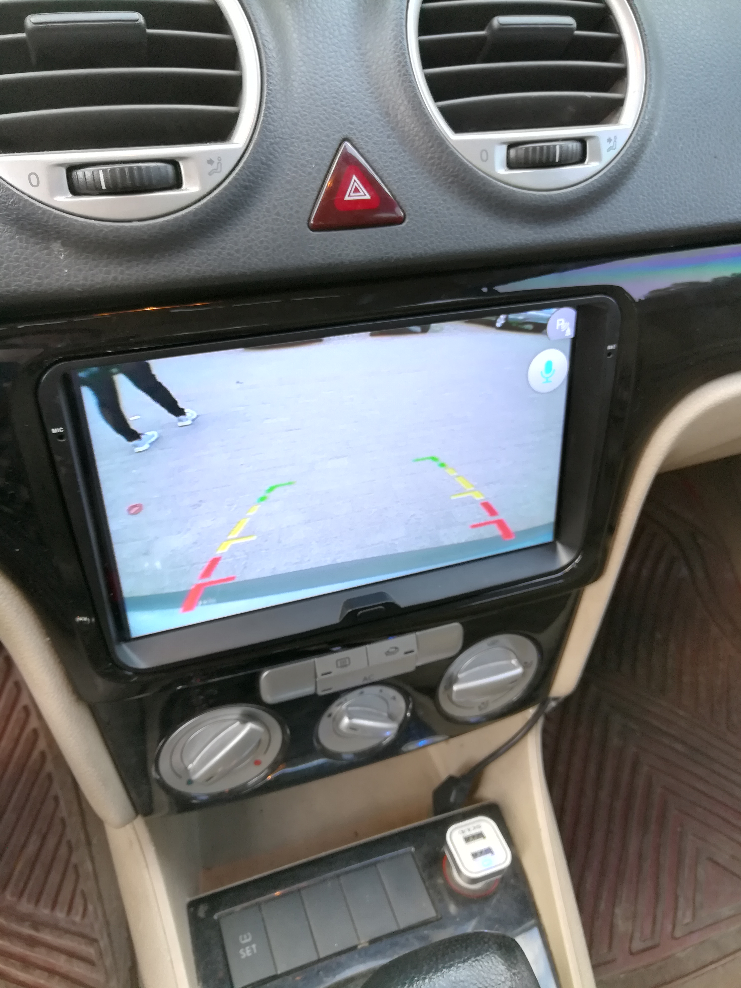 大众波罗原装倒车雷达主机