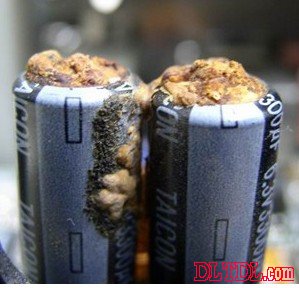 主机电源电容爆浆