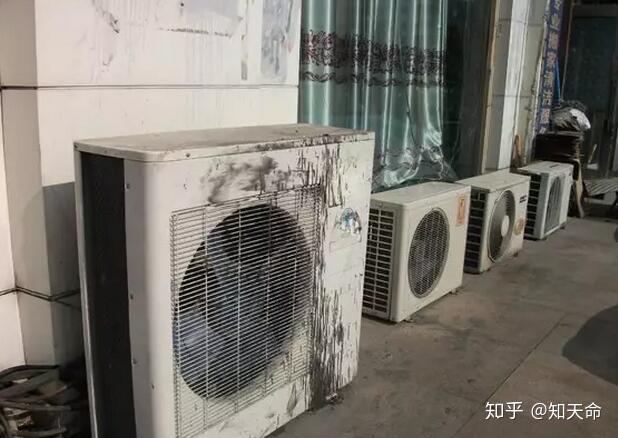 空调外面主机坏了