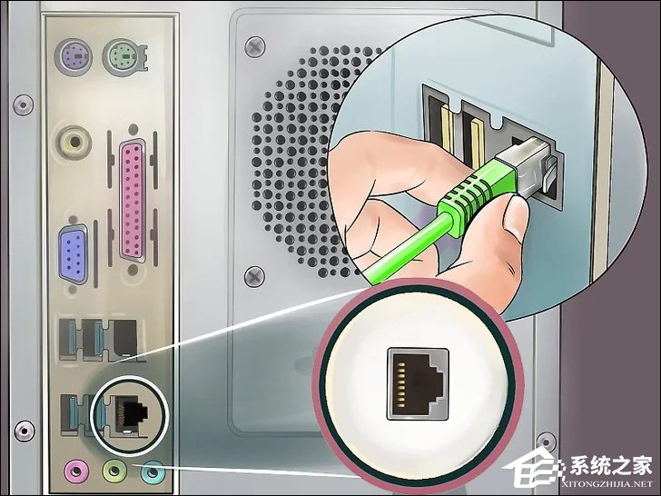 网线怎样连主机