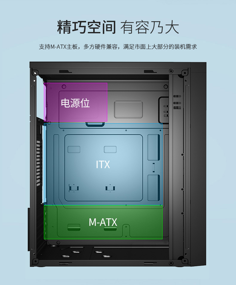 航空箱式样的电脑主机