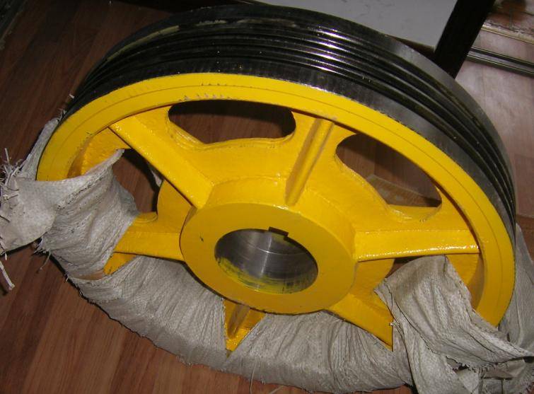 永日电梯主机曳引轮量尺寸