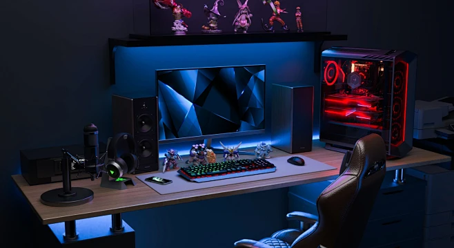 游戏主机电脑屏