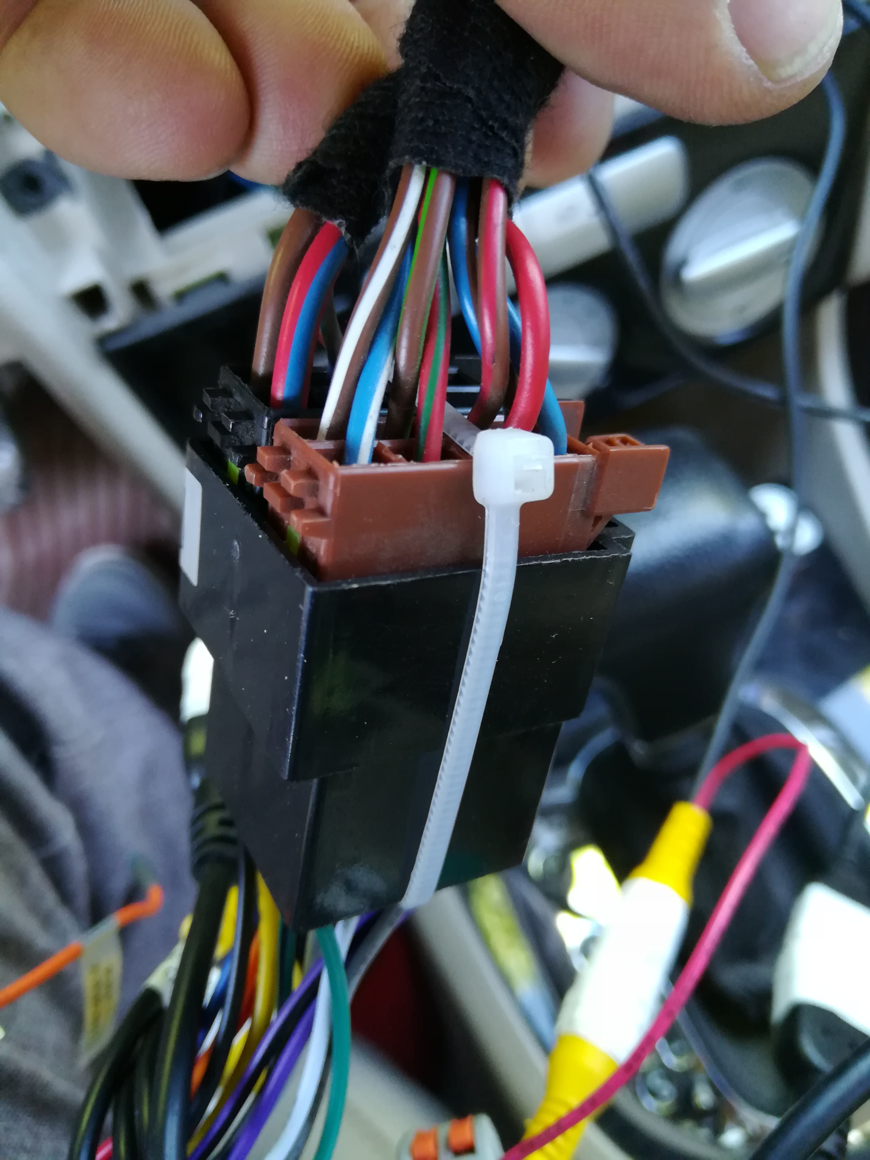 大众波罗原装倒车雷达主机